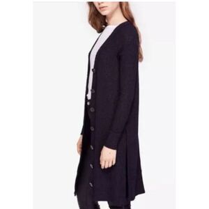 Free People We‎ The Free Duster Cardigan Womens XS Sparkly Metallic Long Button